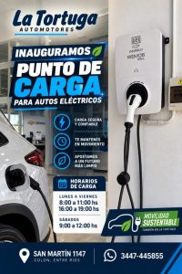 Punto de carga para autos eléctricos