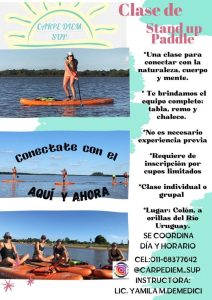 SUP – Stand Up Paddle – Carpe Diem