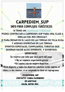 SUP – Stand Up Paddle – Carpe Diem